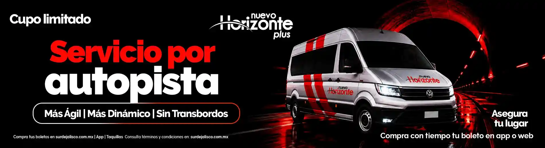 Crafter Sur de Jalisco, servicio por autopista más ágil y rápido